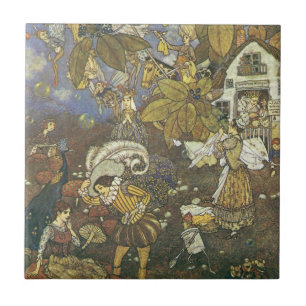 Azulejo De Cerâmica Personagens Clássicos de Contos de Fadas, Edmund D