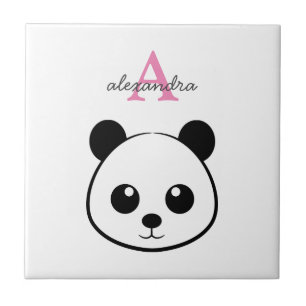Azulejo de cerâmica personalizada do Urso de Panda