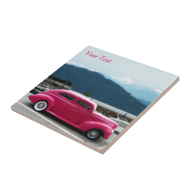 Azulejo De Cerâmica Personalizado 1940 Famous American Make Sedan (Lateral)