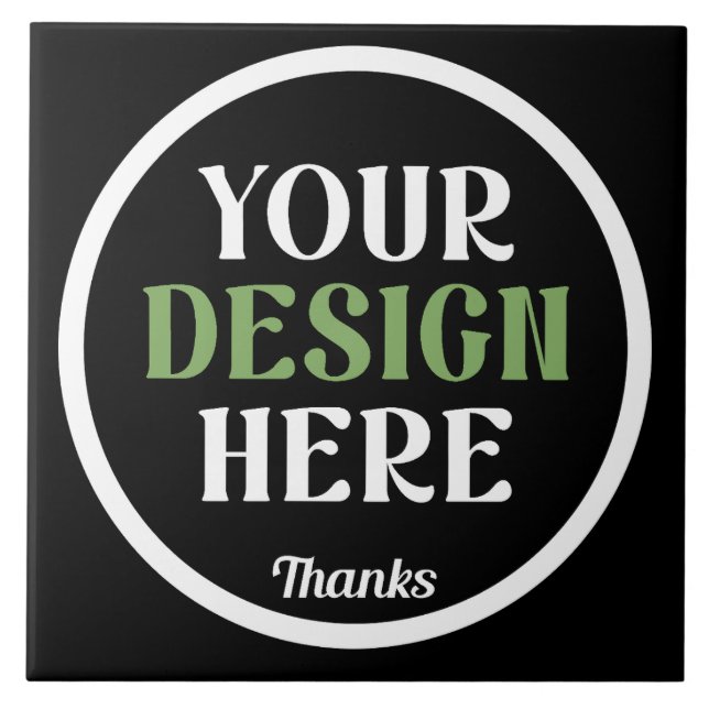 Azulejo De Cerâmica personalizado, exclusivo, elegante e minimalista (Frente)