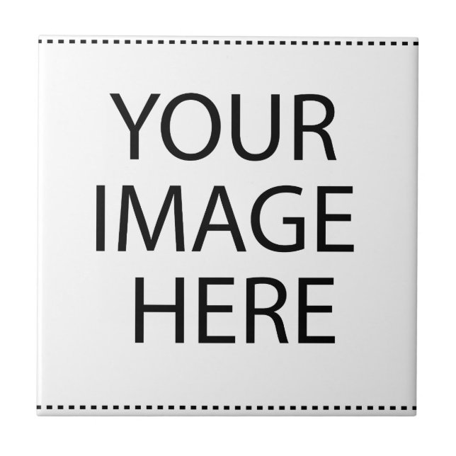 Azulejo De Cerâmica Personalizado Personalizado Sua Própria Fotografia (Frente)