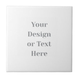 Azulejo De Cerâmica Personalizável Seu Design ou Texto Aqui Personaliz