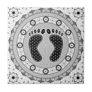 Azulejo De Cerâmica Pés da mandala