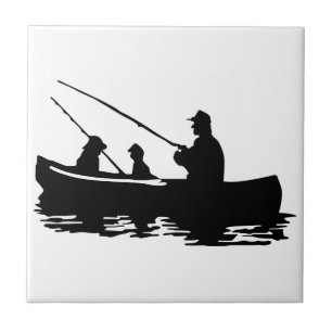 Azulejo De Cerâmica Pesca da família