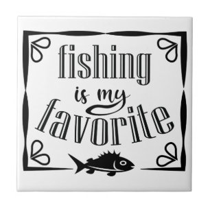 Azulejo De Cerâmica Pesca é minha citação favorita