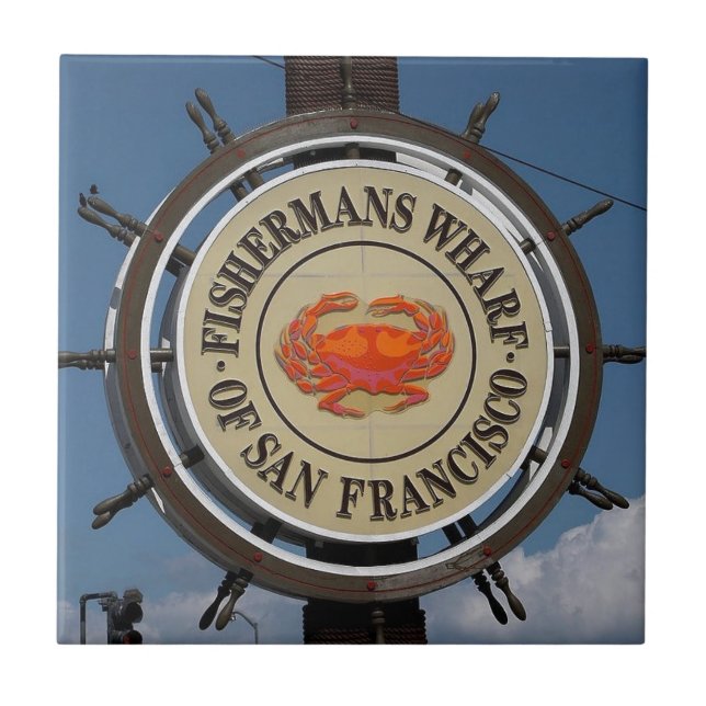 Azulejo De Cerâmica Pescador de São Francisco (Frente)