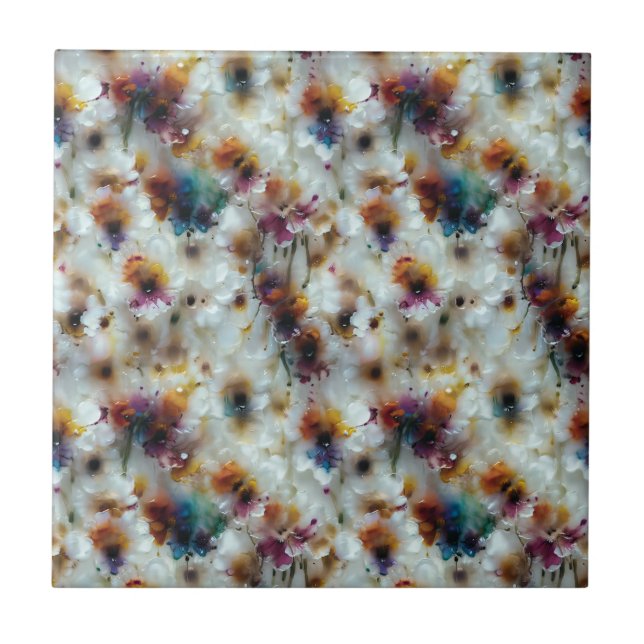 Azulejo De Cerâmica Petal de cera (Frente)