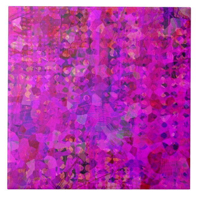 Azulejo De Cerâmica Pétalas (Frente)