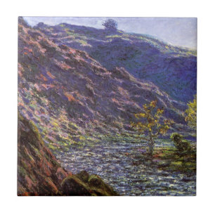 Azulejo De Cerâmica Petite Creuse, luz do sol de Claude Monet