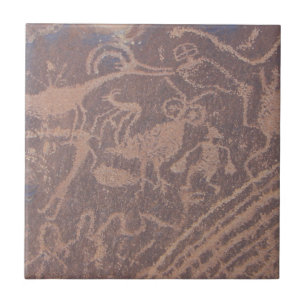 Azulejo De Cerâmica Petroglyphs