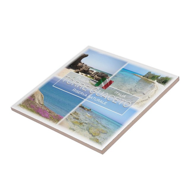 Azulejo De Cerâmica PGL009 TORRE GUACETO, Apúlia, Itália (Lateral)