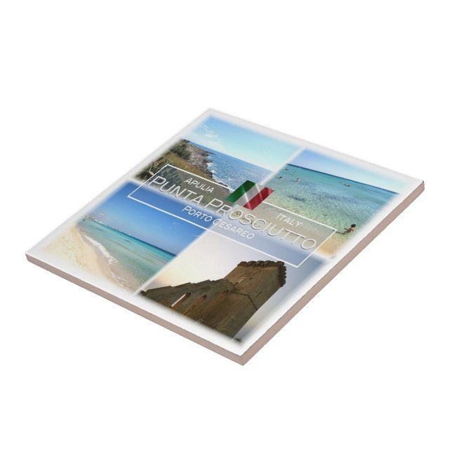 Azulejo De Cerâmica PGL022 PUNTA PROSCIUTTO, Apúlia, (Lateral)