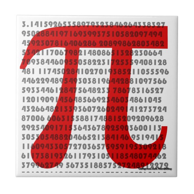 Azulejo De Cerâmica pi (Frente)