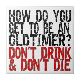 Azulejo De Cerâmica Piada de Temporizador Antigo de Recuperação