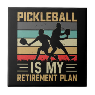 Azulejo De Cerâmica Pickleball É Meu Plano De Reforma Engraçado Pickle