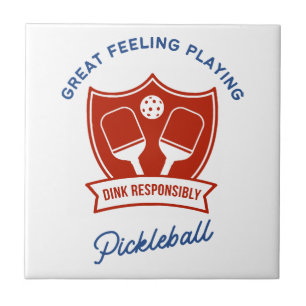 Azulejo De Cerâmica Pickleball legal design para vestir