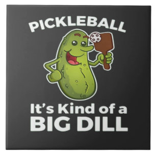 Azulejo De Cerâmica Pickleball Meio que uma Grande Confusão