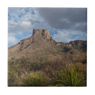 Azulejo De Cerâmica Pico Casa Grande, Chisos Basin, Big Bend