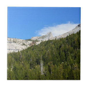 Azulejo De Cerâmica Pico da Catedral em Tenaya Lake, Yosemite, CA