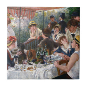 Azulejo De Cerâmica Pierre-Auguste Renoir - Almoço dos Remadores