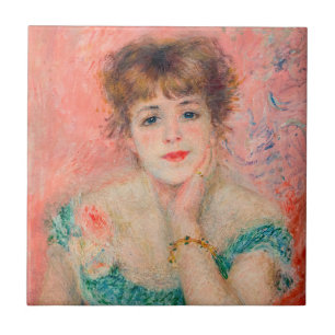 Azulejo De Cerâmica Pierre-Auguste Renoir - Atriz Jeanne Samary