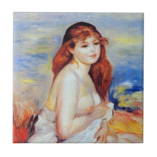 Azulejo De Cerâmica Pierre Auguste Renoir - Banhista