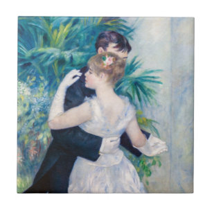 Azulejo De Cerâmica Pierre-Auguste Renoir - Dança da Cidade