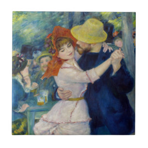Azulejo De Cerâmica Pierre-Auguste Renoir - Dança em Bougal