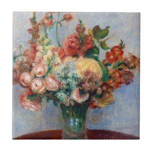 Azulejo De Cerâmica Pierre-Auguste Renoir - Flores em um Vase