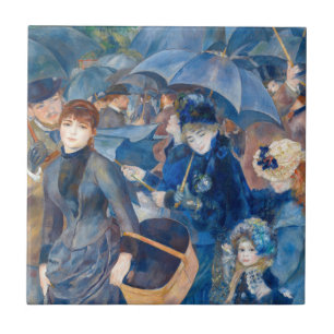 Azulejo De Cerâmica Pierre-Auguste Renoir - Os Guarda-chuvas
