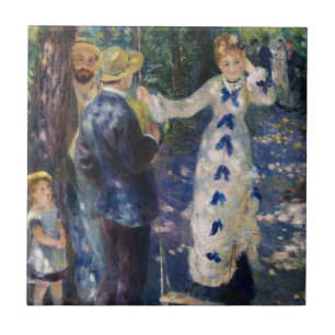 Azulejo De Cerâmica Pierre-Auguste Renoir - The Swing