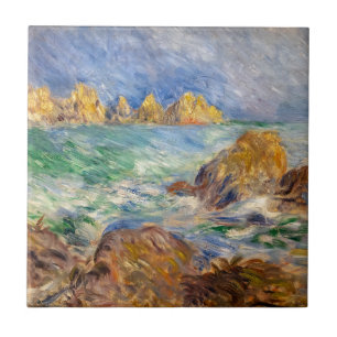 Azulejo De Cerâmica Pierre Auguste Renoir trabalho de arte - Marine, G