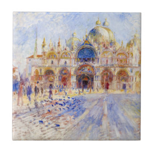 Azulejo De Cerâmica Pierre-Auguste Renoir - Veneza, Praça de São Marco
