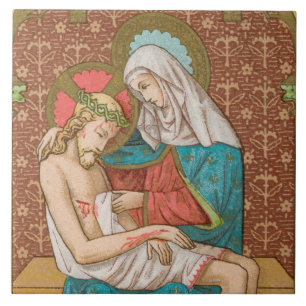 Azulejo De Cerâmica Pieta (SAU 23)