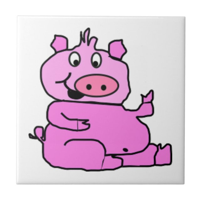 Azulejo De Cerâmica PIGGY bobo (Frente)