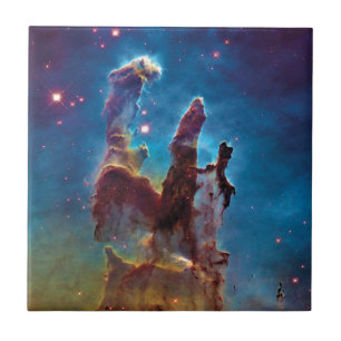 Azulejo De Cerâmica Pilares da Criação M16 Nebulosa da Águia Foto Espa
