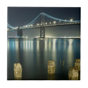 Azulejo De Cerâmica Pilhas ao longo do Embarcadero, San Francisco