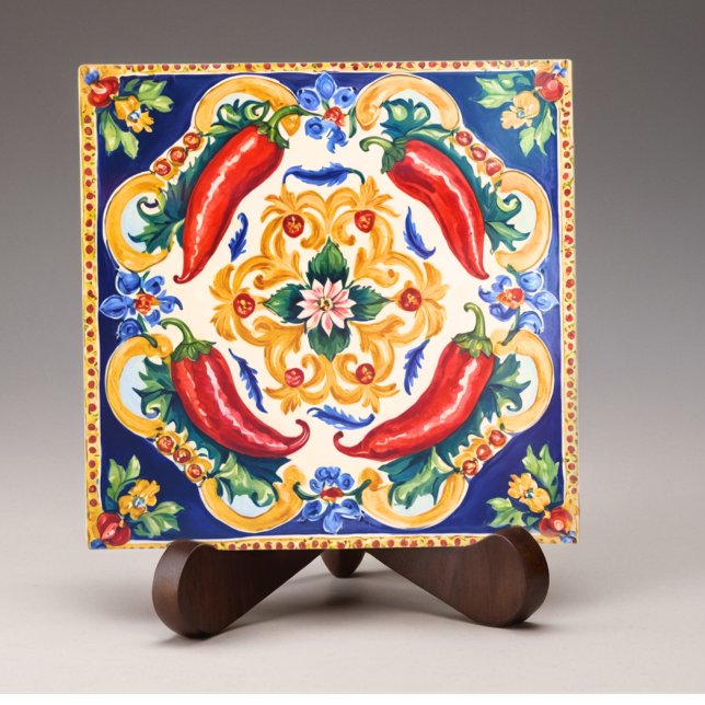 Azulejo De Cerâmica Pimentos Sicilianos (Criador carregado)