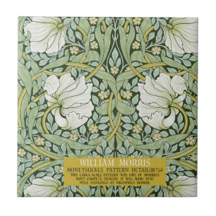 Azulejo De Cerâmica Pimpernel Design por William Morris