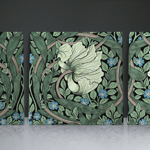 Azulejo De Cerâmica Pimpernel Seamless 1/2 William Morris Artesanato