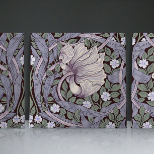 Azulejo De Cerâmica Pimpernel Seamless 1/2 William Morris Artesanato