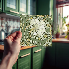 Azulejo De Cerâmica Pimpernel Seamless 1/2 William Morris Arts Artesan