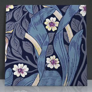 Azulejo De Cerâmica Pimpernel sem costura 12 de 12 cor azul-úmida bran