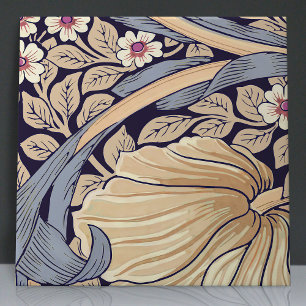 Azulejo De Cerâmica Pimpernel Sem Costura 1 de 12 Azul e Amarelo