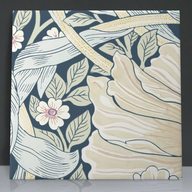 Azulejo De Cerâmica Pimpernel sem costura 1 de 12 azul esmaecido amare (Criador carregado)