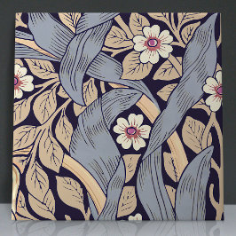 Azulejo De Cerâmica Pimpernel sem costura 2 de 12 azul empoeirado e am