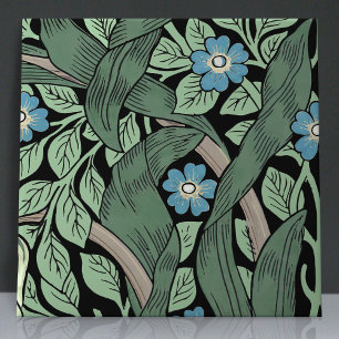 Azulejo De Cerâmica Pimpernel sem costura 2 de 12 Sage Verde Azul
