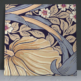 Azulejo De Cerâmica Pimpernel Sem Costura 4 de 12 Azul e Amarelo