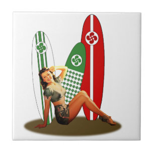 Azulejo De Cerâmica Pin-up Basco França
