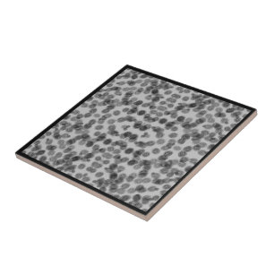 Azulejo De Cerâmica Pinceladas Texturizadas E Tortuosas, Padrão Preto 